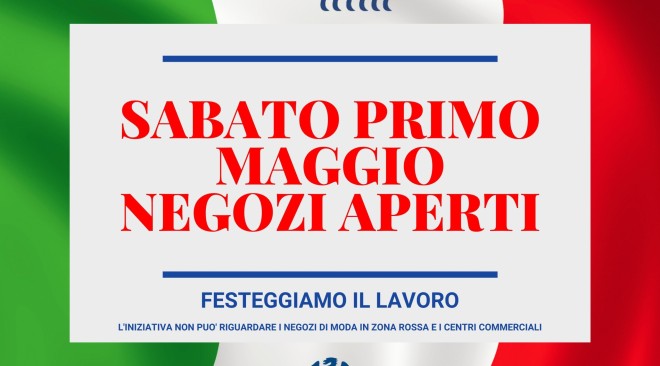 Federazione Moda Italia: apertura 1° Maggio per festeggiare la ripartenza e il lavoro